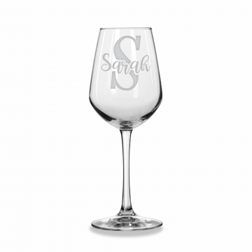 Magical Monogram | Personalized 12.5oz Wine Glass